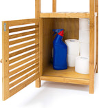 Bamboo Bathroom Shelf with 5 Shelves