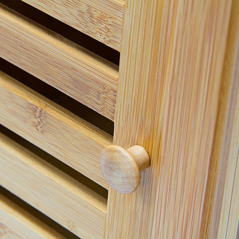 Bamboo Bathroom Shelf with 5 Shelves