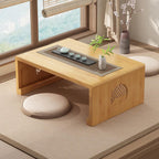 Bamboo Chinese Tea Floor Table Japanese Foldable Coffee
