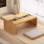 Bamboo Chinese Tea Floor Table Japanese Foldable Coffee
