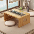 Bamboo Chinese Tea Floor Table Japanese Foldable Coffee