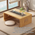 Bamboo Chinese Tea Floor Table Japanese Foldable Coffee