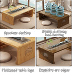 Bamboo Chinese Tea Floor Table Japanese Foldable Coffee