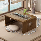 Bamboo Chinese Tea Floor Table Japanese Foldable Coffee