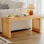 Bamboo Dining Bench Seat 2 Seater Kitchen Benches