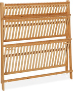Bamboo Flower Rack Indoors Plant Stand with 3
