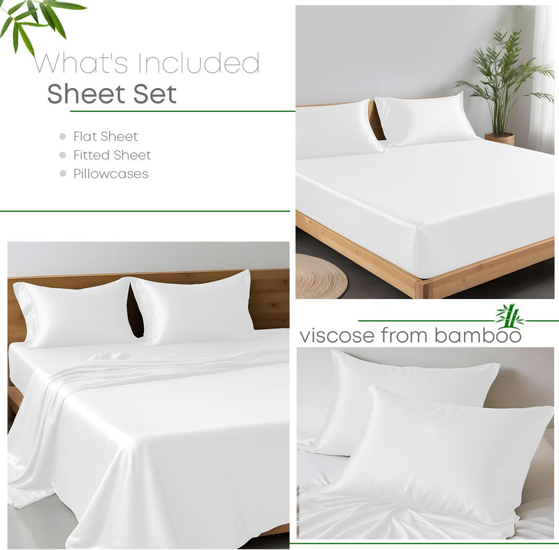 Bamboo King Bedding Set 300 Thread Count Cooling