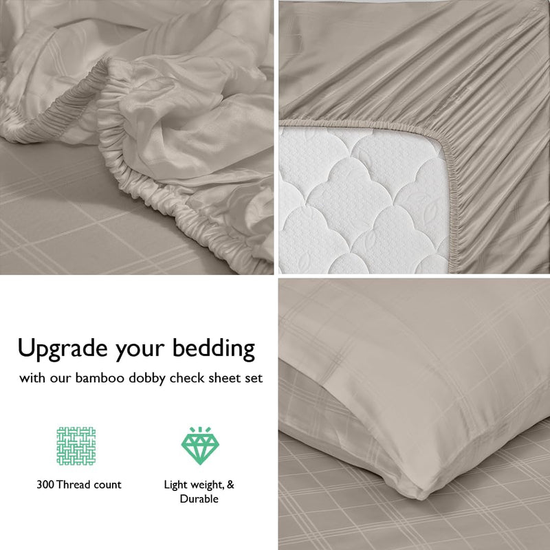 Bamboo King Bedding Set 300 Thread Count Cooling