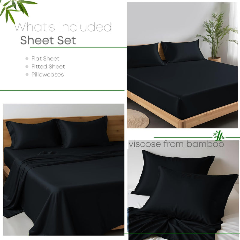Bamboo King Bedding Set 300 Thread Count Cooling