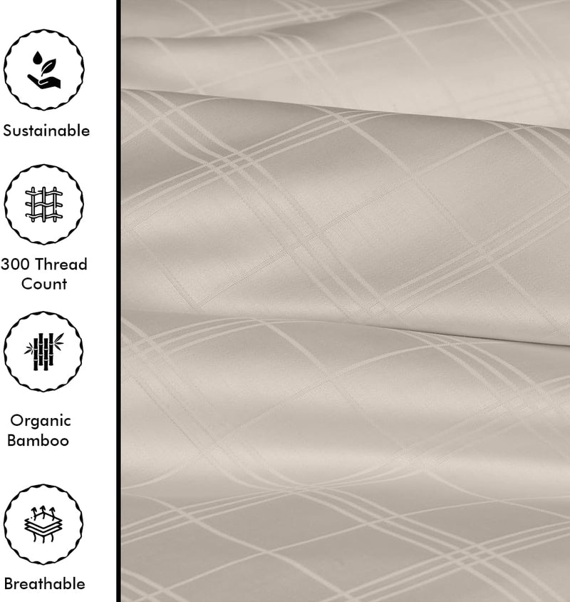 Bamboo King Bedding Set 300 Thread Count Cooling