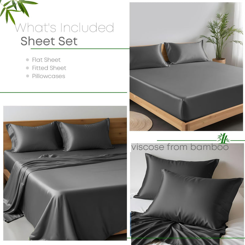 Bamboo King Bedding Set 300 Thread Count Cooling