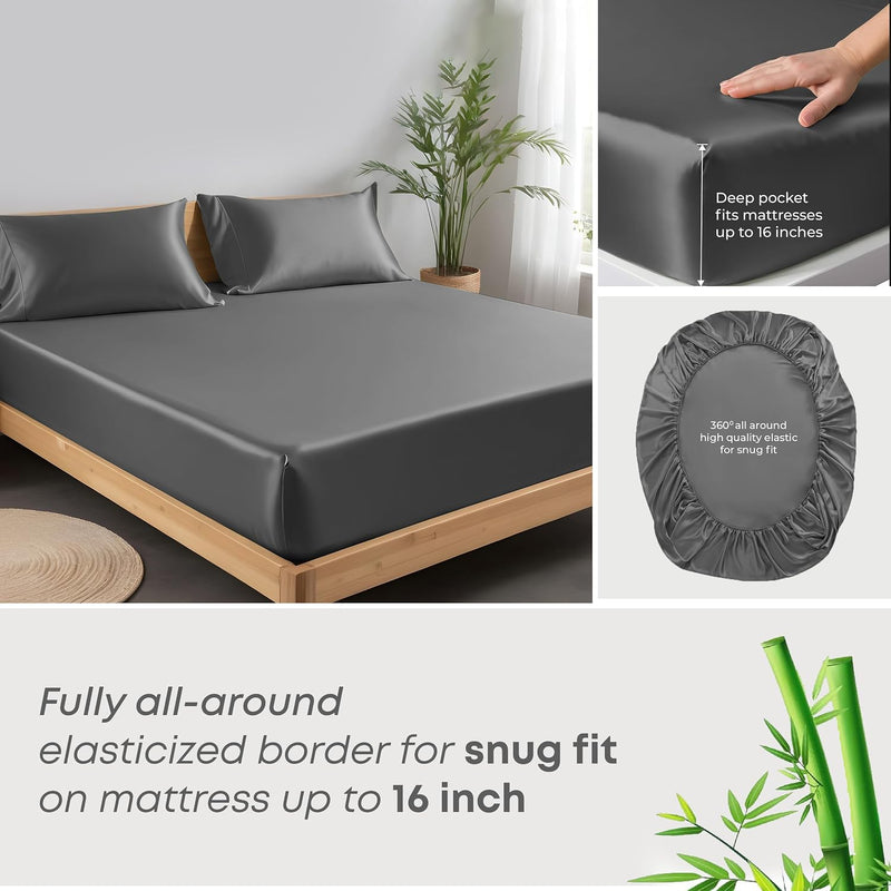 Bamboo King Bedding Set 300 Thread Count Cooling