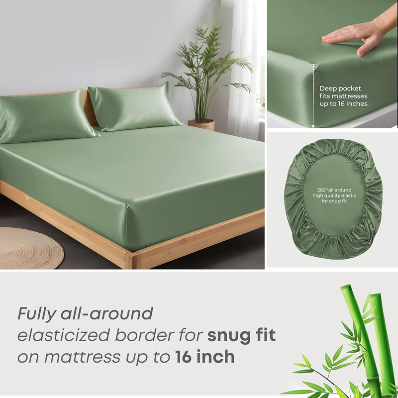 Bamboo King Bedding Set 300 Thread Count Cooling