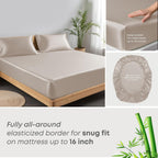 Bamboo King Bedding Set 300 Thread Count Cooling