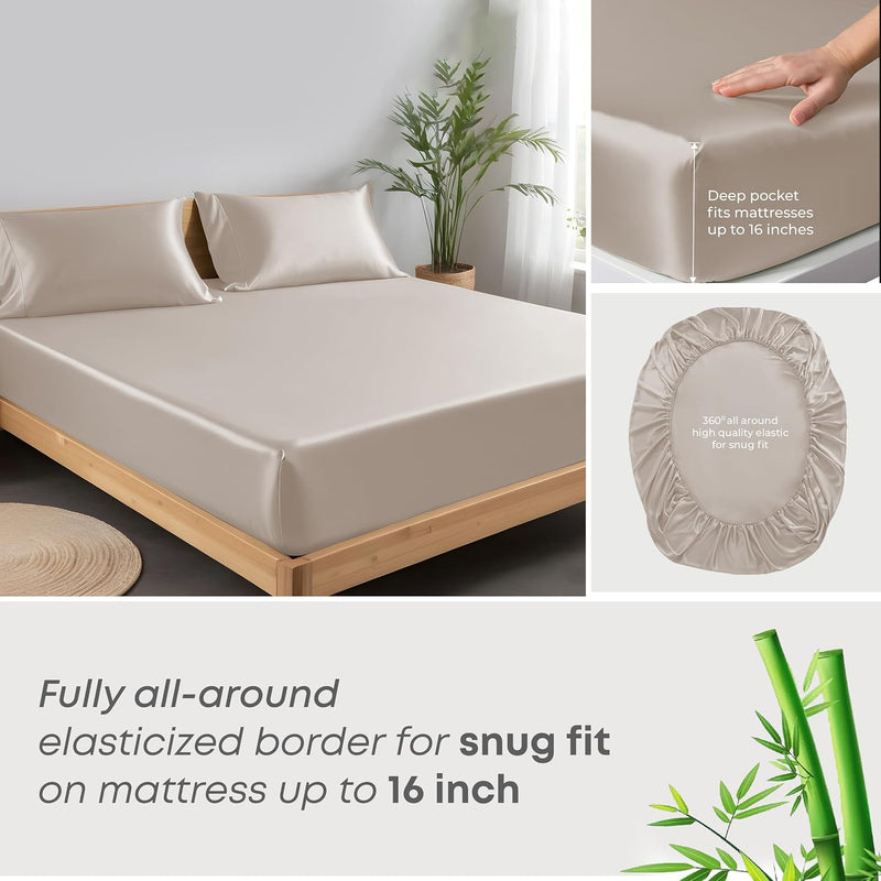 Bamboo King Bedding Set 300 Thread Count Cooling