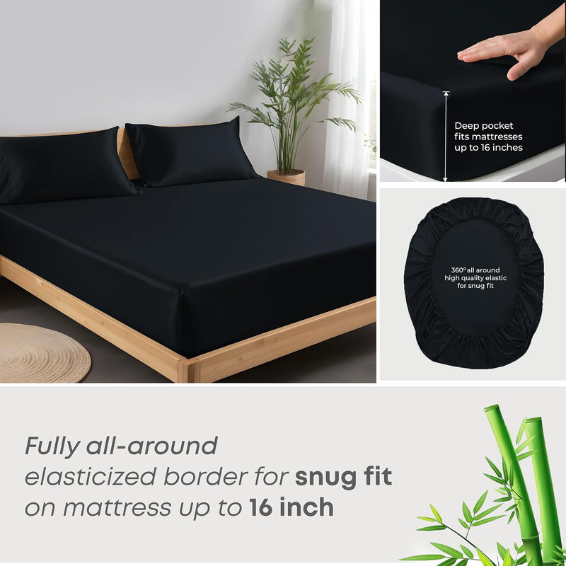 Bamboo King Bedding Set 300 Thread Count Cooling