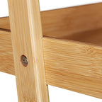Bamboo Ladder Shelf 5 Tiers Bathroom Kitchen Living