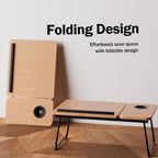 Bamboo Laptop Bed Desk Table for Stand