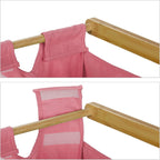 Bamboo Laundry Hamper Clothes Sorter with Shelf 2