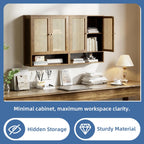 Bamboo Medicine Cabinet Rattan Bathroom Wall Over Toilet