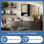 Bamboo Medicine Cabinet Wall Mounted Bathroom with Adjustable