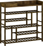 Bamboo Shoe Rack for Closet 6 Tier Storage