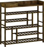 Bamboo Shoe Rack for Closet 6 Tier Storage