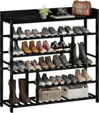 Bamboo Shoe Rack for Closet 6 Tier Storage