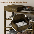 Bamboo Shoe Rack for Closet 6 Tier Storage