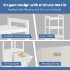 Bamboo Tilt Out Laundry Hamper 40L Bathroom Storage