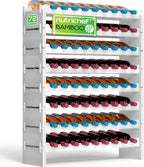 Bamboo Wine Rack Freestanding 8-Tier 72 Bottle Holder