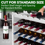 Bamboo Wine Rack Freestanding 8-Tier 72 Bottle Holder