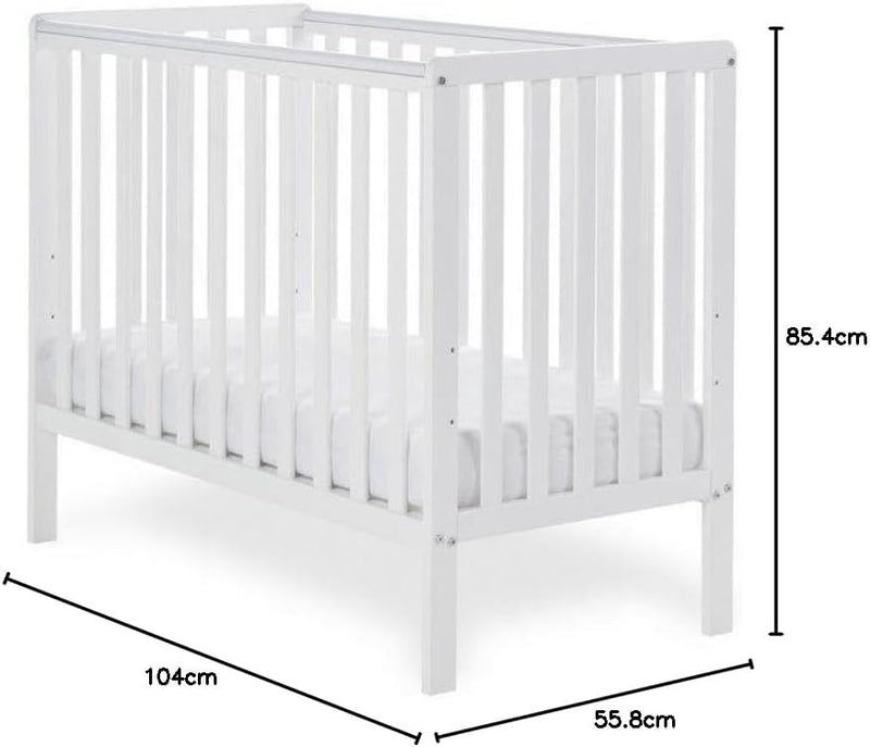 Bantam Space Saver Cot Compact Baby Adjustable Base