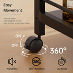 Bar Cart for the Home Serving with Wheels