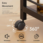 Bar Cart for the Home Serving with Wheels