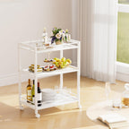 Bar Cart for the Home Serving with Wheels