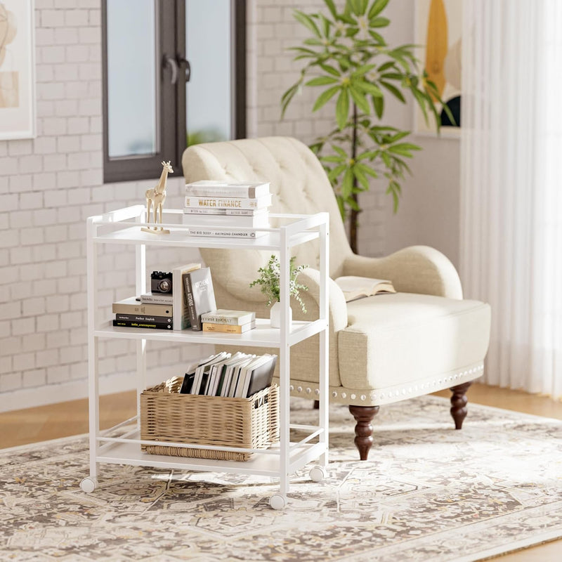 Bar Cart for the Home Serving with Wheels