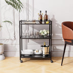 Bar Cart for the Home Serving with Wheels