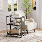 Bar Cart for the Home Serving with Wheels