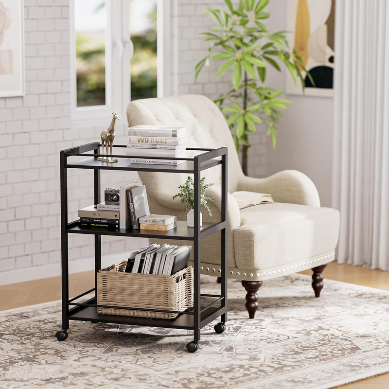 Bar Cart for the Home Serving with Wheels