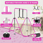Bar Gymnastics Kids Garden Home Reck Stretching Folding