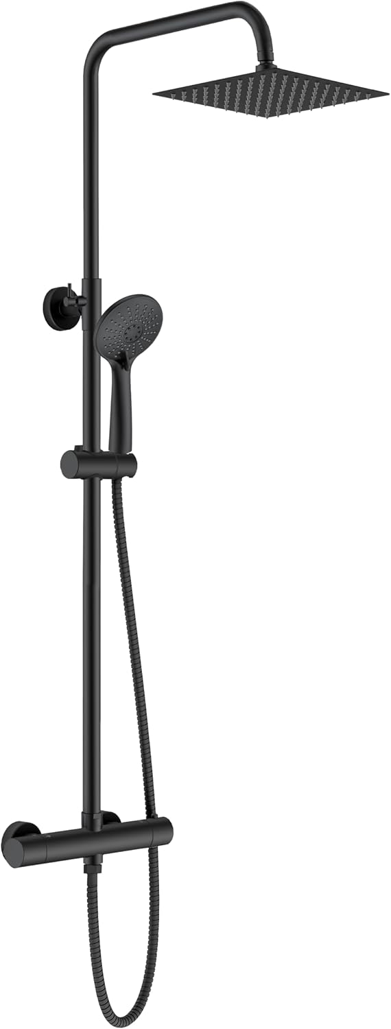 Bar Mixer Shower Set System Adjustable Height Riser