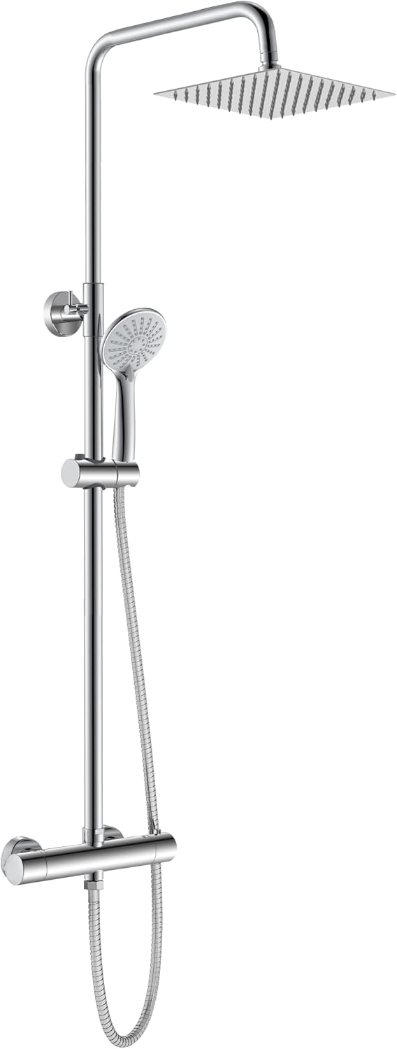 Bar Mixer Shower Set System Adjustable Height Riser