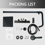Bar Mixer Shower Set System Adjustable Height Riser