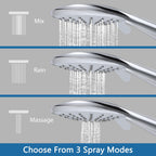 Bar Mixer Shower Set System Adjustable Height Riser