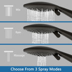 Bar Mixer Shower Set System Adjustable Height Riser