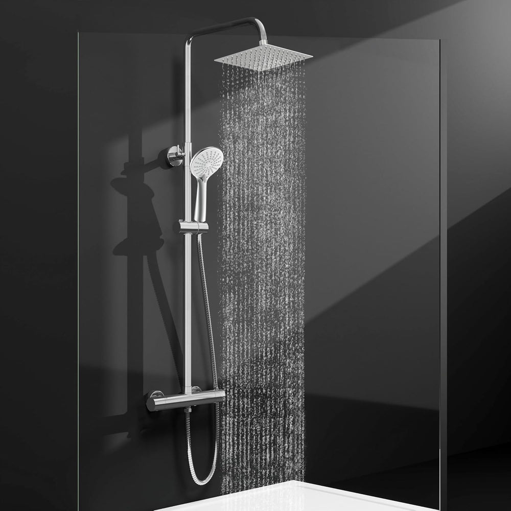 Bar Mixer Shower Set System Adjustable Height Riser