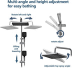 Bar Shower Mixer 2-Function Tap with Height-Adjustable Rail