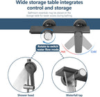 Bar Shower Mixer 2-Function Tap with Height-Adjustable Rail