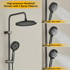 Bar Shower Mixer 2-Function Tap with Height-Adjustable Rail